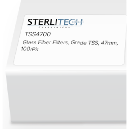 Sterlitech Grade TSS Borosilicate Glass Microfiber, 47mm, PK100 TSS4700